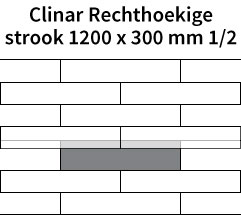 Clinar-Rechthoekige-strook-1200x300mm-0,5