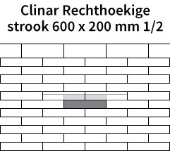 Clinar-Rechthoekige-strook-600x200mm-0,5